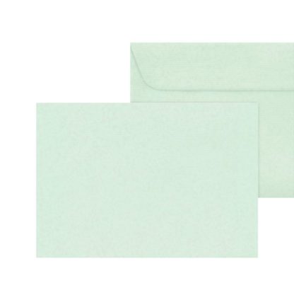 Enveloppe vert pastel