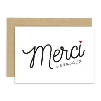 Carte de voeux – Merci