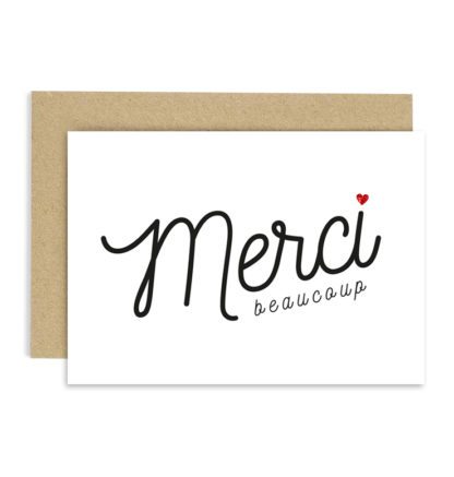 Carte de voeux – Merci