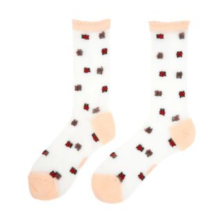 Chaussettes - Coccinelle (transparentes)