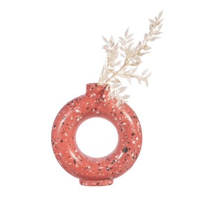 Vase rond - Terrazzo rose