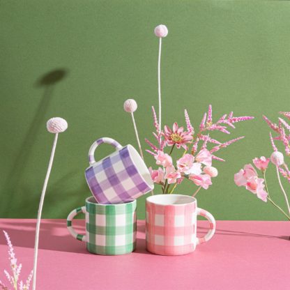 Mug en céramique - Gingham Sass & Belle