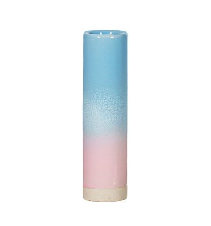 Vase mini pastel - Bleu & Rose