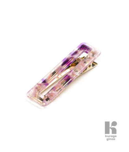 Barrette rectangle - Pink