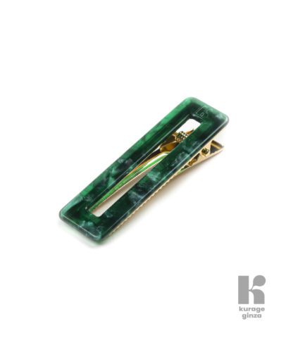 Barrette rectangle - Vert