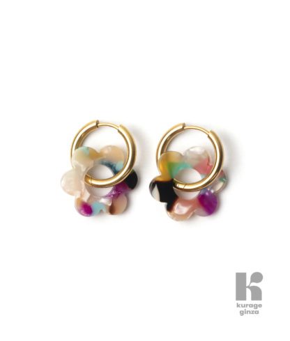 Boucles d'oreilles - Fleurette confettis