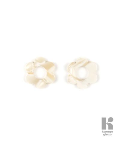 Boucles d'oreilles - Fleurette sans anneaux - Nude