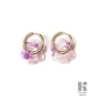 Boucles d'oreilles - Fleurette pink