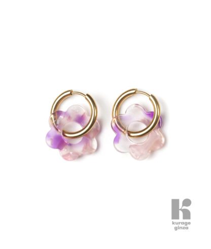 Boucles d'oreilles - Fleurette pink