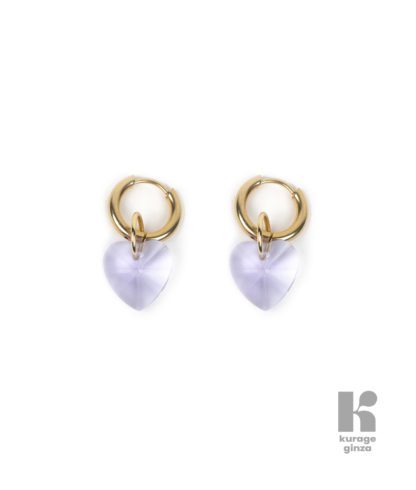 Boucles d'oreilles - Heart Attack lavande