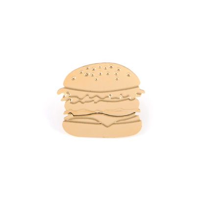 Pin's doré – Burger