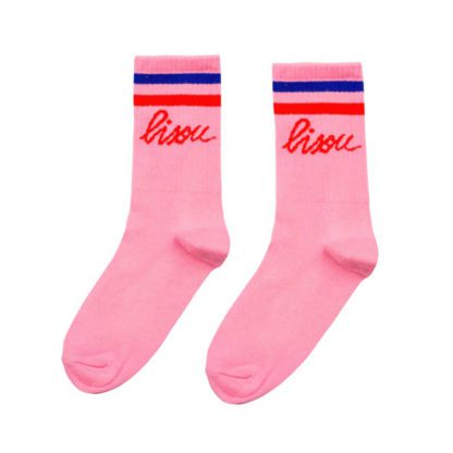 Chaussettes Bisou - Rose