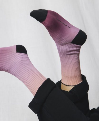 Chaussettes - Panorama Violet & Rose