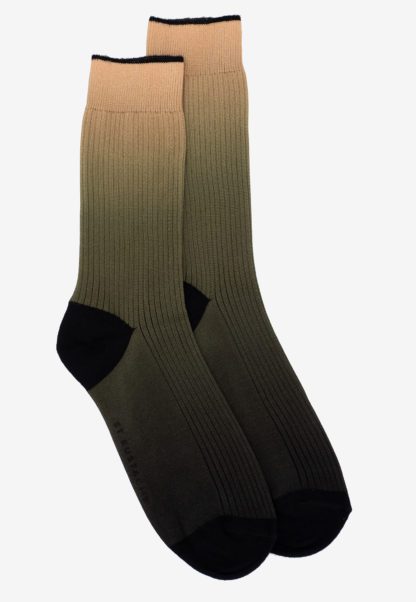 Chaussettes - Panorama Vert & Beige