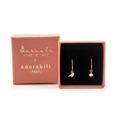 Boucles BALC x Adorabili - Oiseau & Fleur