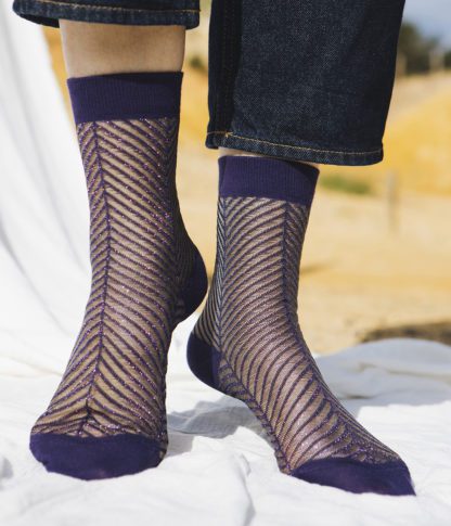 Chaussettes - Sapin Violet