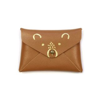 Porte-monnaie mini - Ourson caramel