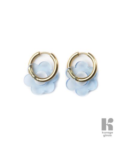 Boucles d'oreilles - Fleurette bleu