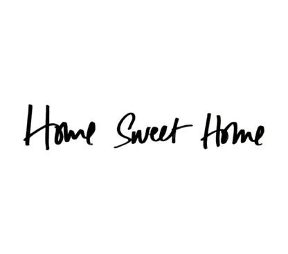 Sticker mural - Home sweet home